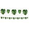 Party Central Club Pack of 12 Green Tropical Palm Leaf Wall Banners 9'